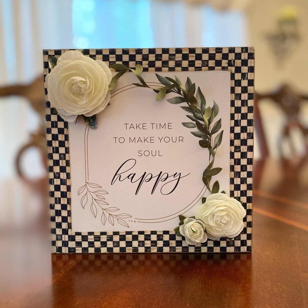 Willow & Riley sign meets MacKenzie-Childs Courtly Check ✨NEW✨